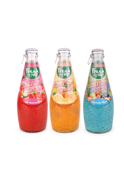 FRESHUP Fresh Up Basil Seed Cocktail Drink 290ml