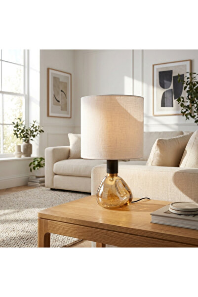 Ebticar Modern Design Glass Table Lamp with Elegant Touches