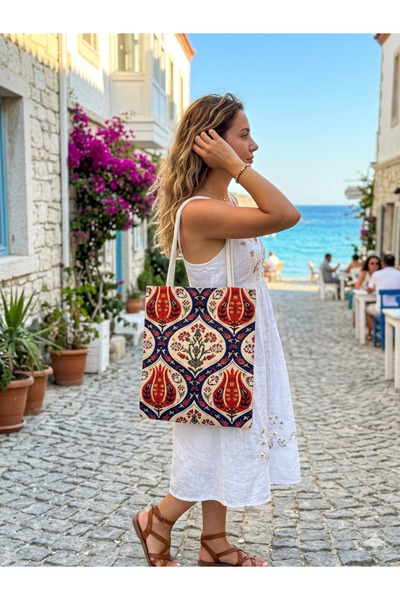 Gamy Crafts Ethnic Tapestry Woven Canvas Bag - Woven Shoulder Bag with Rope S...