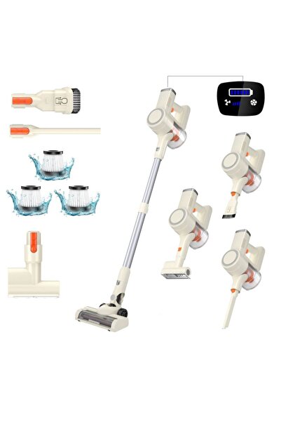 Generic V8PRO Cordless Vacuum Cleaner with Smart LCD Display, 7-Layer Cycloni...