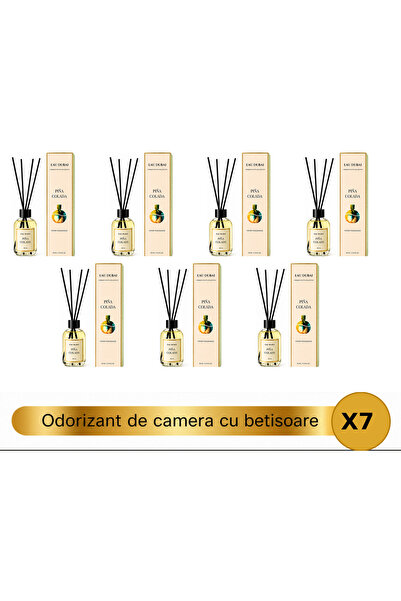 Eau Dubai Set 7x Difuzoare cu Parfum Aromatic pentru Camera, EAU DUBAI, Pina ...