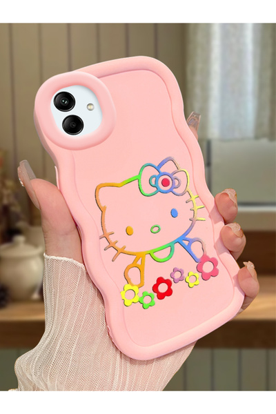 Hontinga Samsung Galaxy A04 Compatible Case Camera Protector Pink Silicone Co...