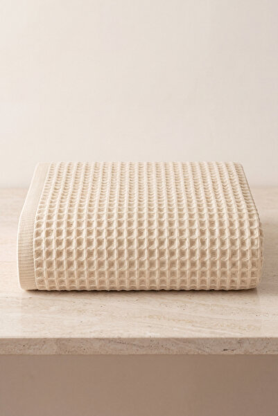 vivamaison Waffle Bath Towel Peshtemal 90X180 cm Single 100% Cotton Large Siz...