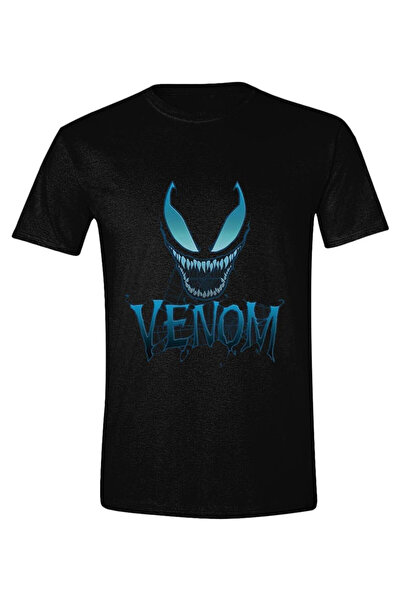 Pcmerch Tricou barbati Venom, design panza de paianjen, albastru, licentiat, ...