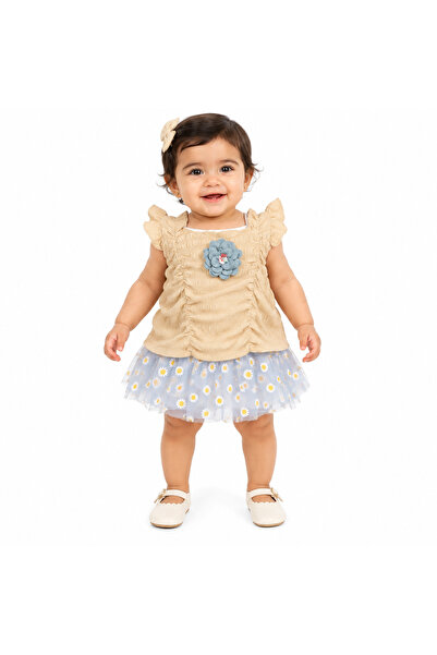 Generic Girls' Blouse and Tulle Skirt Set 1Y