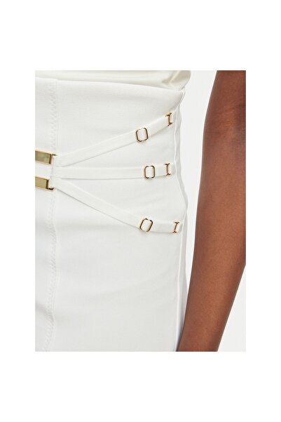 Elisabetta Franchi Fustă mini de damă GO16761E2 Albă
