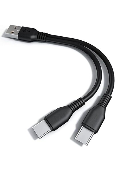 Generic 2 in 1 USB A to Dual Type C Cable Mobile Phone Fast Charger Splitter ...