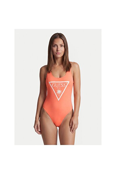 Guess Costum de baie de damă E6GJ43KF442 Portocaliu