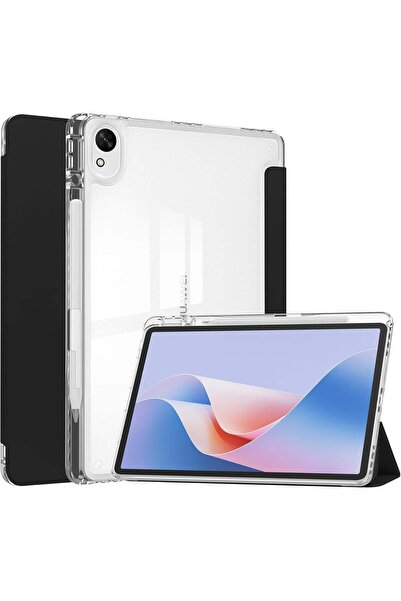 SIGLOO Huawei MatePad 11.5 S Μαγνητική Δερμάτινη Θήκη Τριπλής Αναδίπλωσης Μαύρη