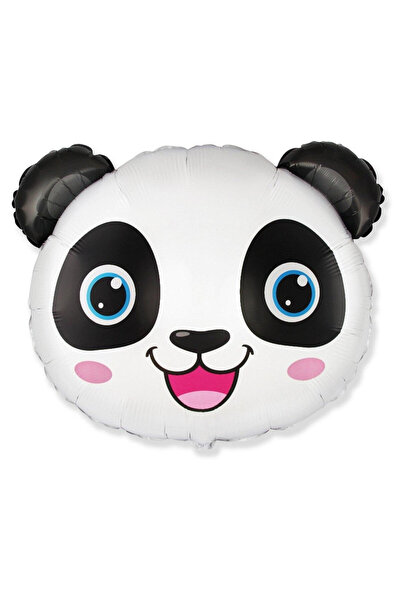 Godan Balon folie/balon cu heliu Flexmetal, cap panda, 60 cm, Multicolor, 1 buc