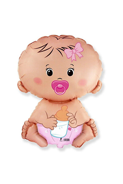 Godan Balon folie bebelus fetita multicolor 61cm
