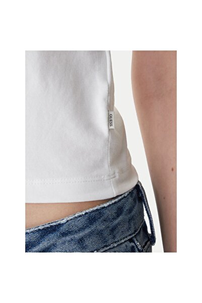 Guess Jeans Γυναικείο T-shirt W6RI16J1314 Λευκό