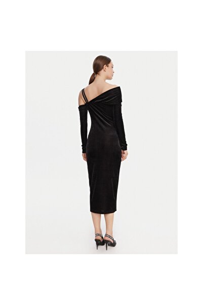 VERSACE JEANS COUTURE Γυναικείο Φόρεμα Κοκτέιλ 79HAO974 J0237 Μαύρο