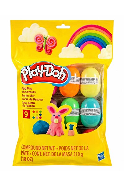 Play Doh Комплект Play-Doh Яйца за игра (горна и долна част) – 9 яйца с пласт...