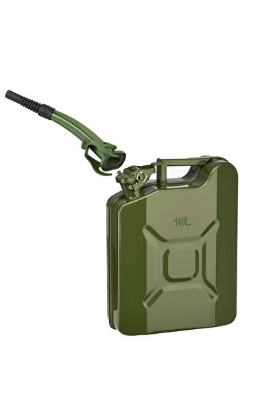 Generic 10L Metal Gas Can â€“ Heavy-Duty Fuel Storage Solution (With spout No...