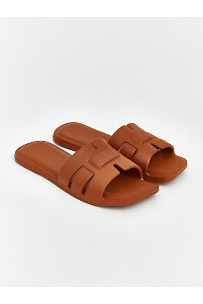LC Waikiki Peak New Season Leather Look Women's Slippers