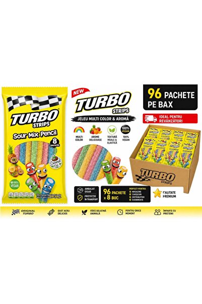 OEM TURBO JELLY MULTI COLOR & FLAVOR 96 PACKS