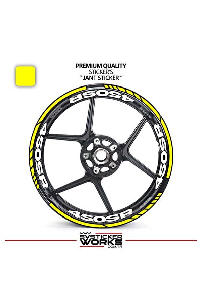 ARONA Cfmoto 450Sr Wheel Sticker and Inner Text Printed Label Sticker Model P...