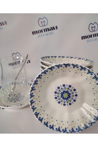 Güral Porcelain 12 Pieces 10 cm Tea Plate