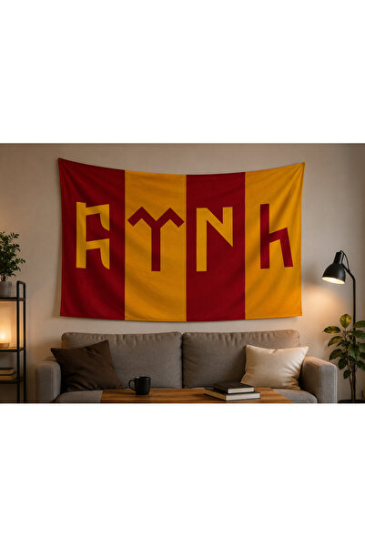 Vagonik Fan Turkish Written Wall Covering Wall Tapestry 65X40, 70X100, 100X15...