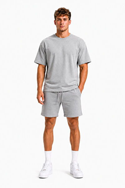 LUMİZA Men's Summer Sports Shorts with Cotton Pockets, Elastic, Casual and Co...