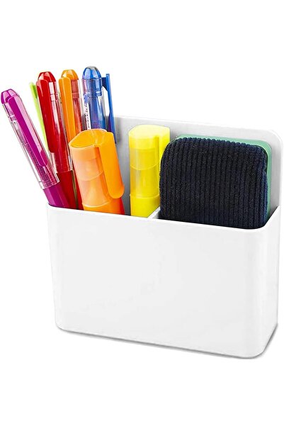 Arabest Desktop Organizer,Magnetic Dry Erase Marker Holder,Pen & Eraser Stora...