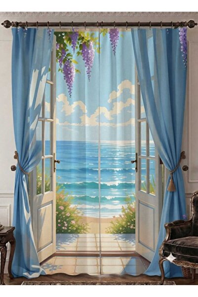 Elmas Dizayn Custom Made Brand Uhd Digital Printing 240*280 cm Double Wing Ba...