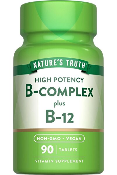 Natures Truth Nature's Truth Vitamin B Complex | Plus B12 | 90 Tablets | Vege...