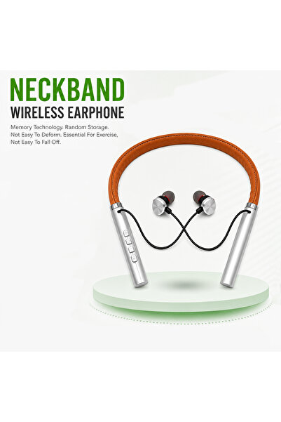 Generic Wireless Bluetooth 5.2 Neckband Earphones with Magnetic Earbuds, Type...