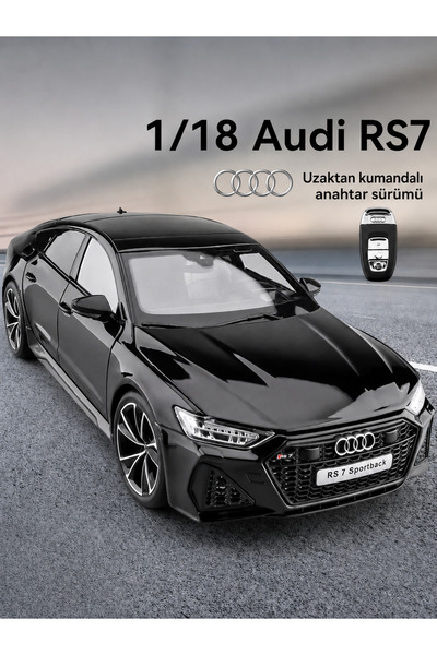 Shem 1:18 Audi Rs7 Remote Control Key Sound and Light All Doors Open Detailed...