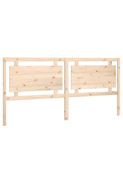 vidaxl Tăblie de pat, 205,5x4x100 cm, lemn masiv de pin