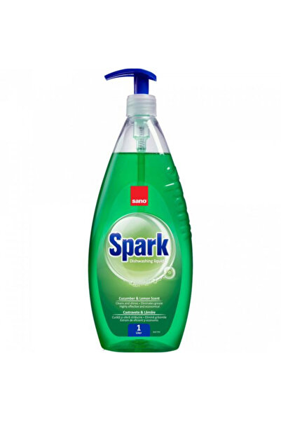 Sano Detergent Lichid pentru Vase cu Aroma de Castravete si Lamaie - Spark Di...