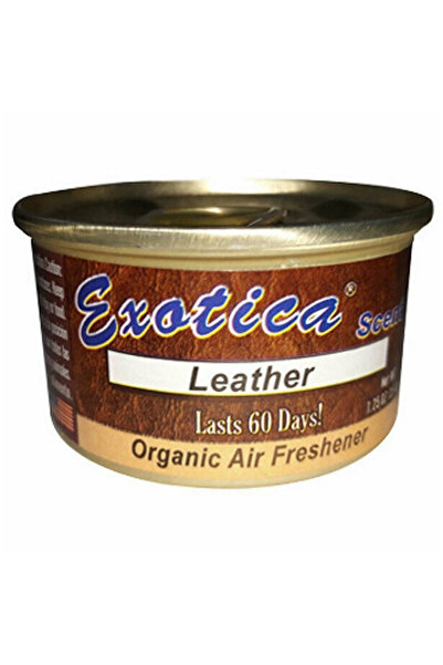 Exotica Leather Air Freshener Can, Long Lasting 60 Day Fragrance for Car Home...