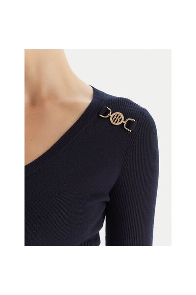 FRACOMINA Pulover de damă FR25WT7025K43301 Bleumarin