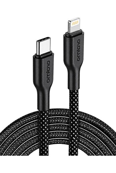 oraimo كابل شحن سريع 3A 45W من النوع C إلى Lightning بطول 1 متر باللون الأسود
