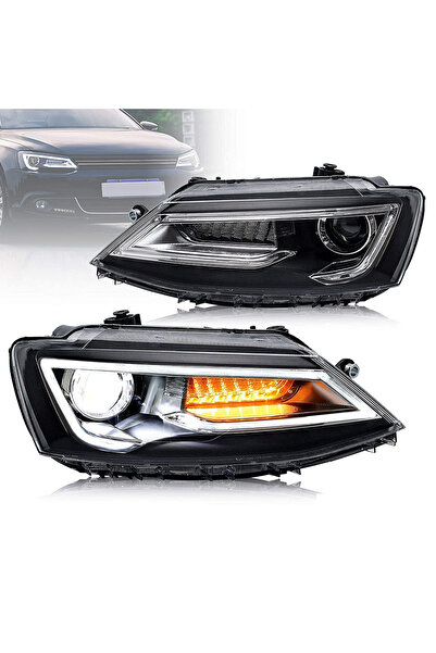 X POWER TUNİNG volkwagen jetta 2011.2013 audi dizayn mercekli ledli far