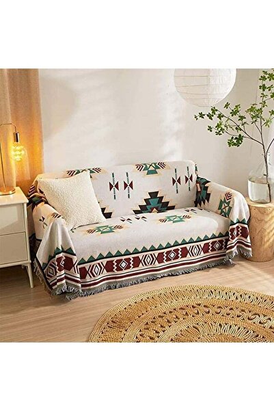 Arabest Reversible Two-Sided Knitted Sofa Covers,Bohemian Couch Cover Blanket...