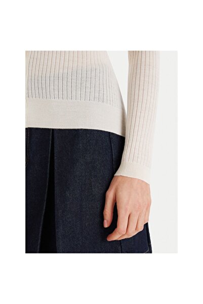 Lacoste Cardigan de damă AF4141 Crem