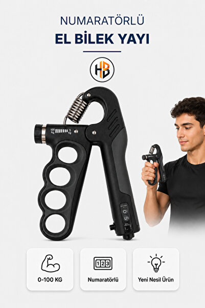 HOBİLON Yeni Nesil 5-100 KG Ayarlanabilir El Kol Bilek Güçlendirici
