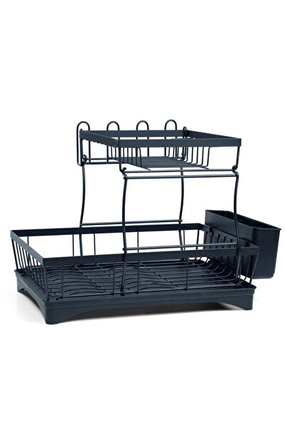 Generic Beram Dish Drying Kitchen Rack, Stainless Steel 2 Tier Stand, Counter...