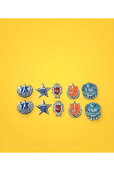Generic Brand 10 Pieces of Metal Nuts with Emblem Tape Limited Stock
