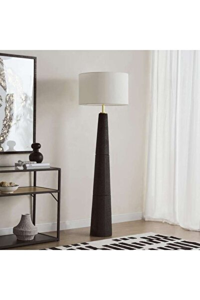 PAN HOME Thyron E27 Polyresin Floor Lamp Dia 54x54x174cm - Black