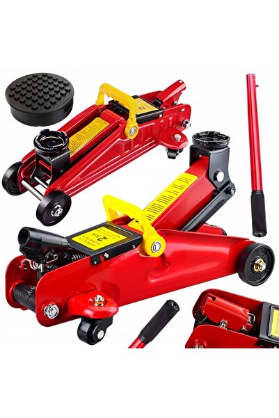 Ondragon Cric hidraulic auto subțire, 2 tone, tampon de cauciuc, OD 1121