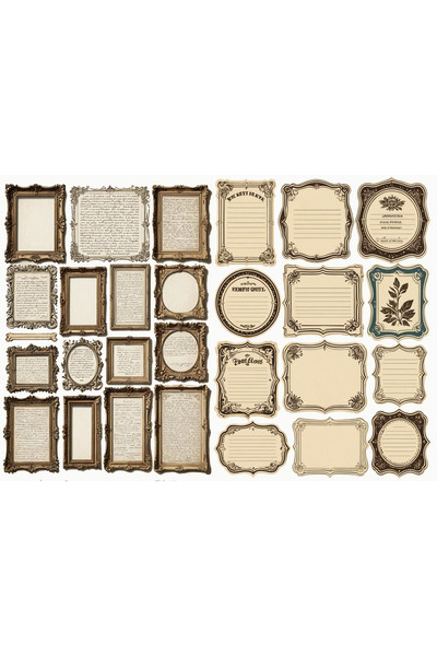 TELLGRAF Frames Themed Sticker Set (21X31 cm 1 Set)