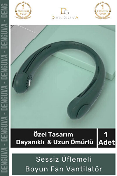 Denguva #BoyunFanı Güçlü Sessiz Şarj Edilebilir USB Giyilebilir Taşınabilir M...