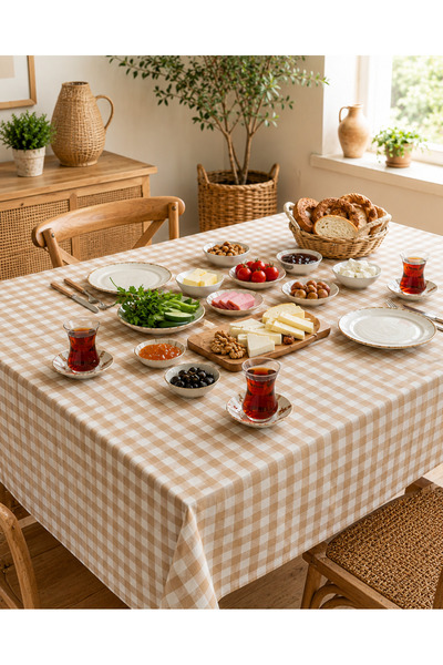 Attolya Tablecloth Checkered Tablecloth Picnic Cloth Seamless Piti Checkered ...