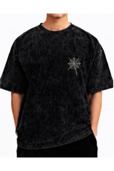 classy moda Unisex Colorful Oversize Printed T-Shirt Streetwear Comfortable F...