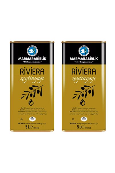 MarmaraBirlik Riviera Zeytinyağı 5 lt Teneke 2 li (10 Litre)