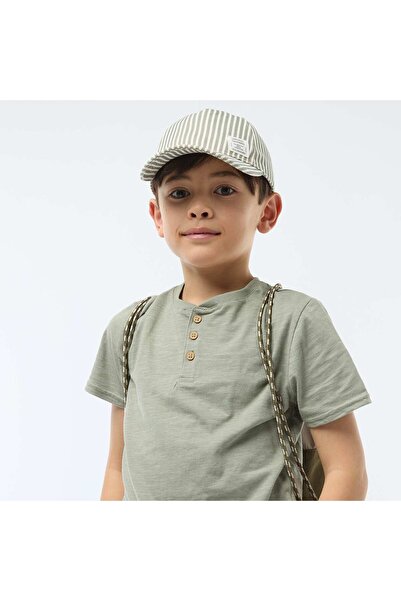 KIABI Striped Cap GREEN
