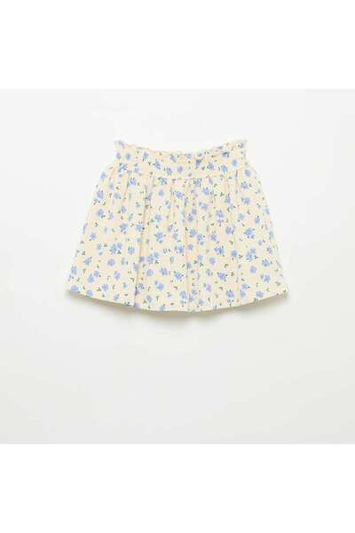 KIABI Skater mini skirt with integrated shorts BEIGE
